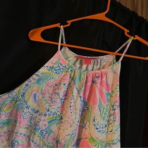 Women’s Lilly Pulitzer Colorful Floral Spaghetti Strap Dress